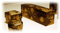 Wooden Boxes Polished using Lacquer Work
