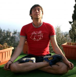 Man Practicing Yoga