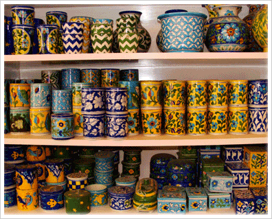 Blue Pottery